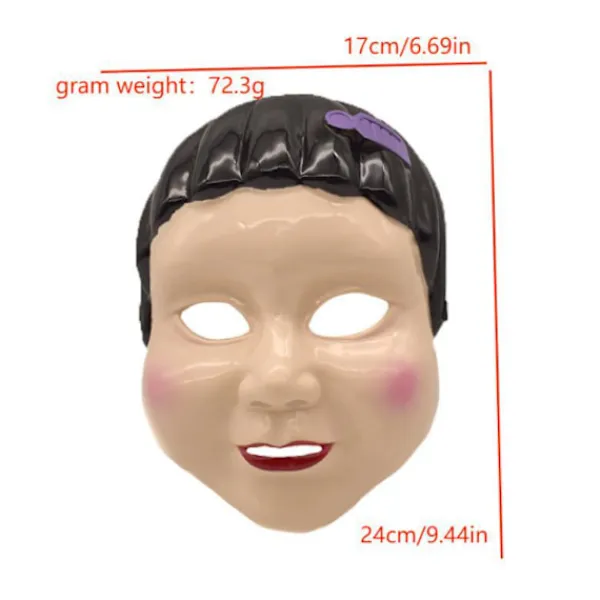 WAIDFU Squid Game 2 - Lilla flickans skräckmasker för festklädsel> Masker