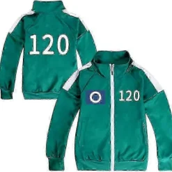 Squid Game 2 Spelare Cosplay Kostym Träningsoverall Komplett Klädset för Barn Vuxna-Perfekt 140cm> Dräkter