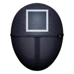 Squid Game Mask Cosplay Hjälm Koreansk TV-serie Maskeradrekvisita Halloween Party Guld Triangel Fyrkant Cirkel Rund Sex Mask~04447> Masker