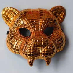 Squid Game maskeradmask cosplay koreansk dramaserie VIP samma stil egyptisk gyllene kattmask maskeradrekvisita Halloween> Masker