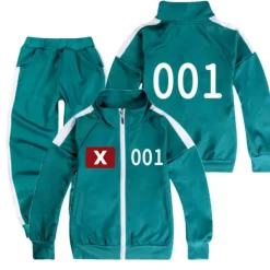 Squid Game Säsong 2 - Jacka och Byxor Outfit för Barn Överlevnadsspel Present 170cm> Dräkter