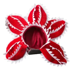 Söt Demogorgon Husdjurshatt Cosplay Rekvisita Tillbehör Huvudbonad Mjuk Kattunge Mössa Halloween/Julklapp L> Huvudbonader