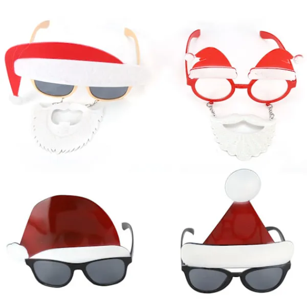 4st Jultomte Julglasögon Kostymfest Glasögon Fotorekvisita> Tillbehör