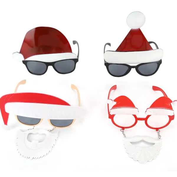 4st Jultomte Julglasögon Kostymfest Glasögon Fotorekvisita> Tillbehör