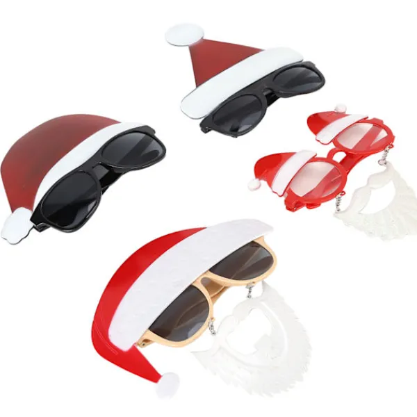 4st Jultomte Julglasögon Kostymfest Glasögon Fotorekvisita> Tillbehör