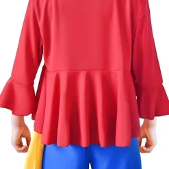 4st Luffy set Halloween animedräkt för barn vuxen Kid-M><noscript><img width=