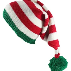 Söt Mössa, Vintermössa - Varm Stretchig Julmössa - Festliga Mössor, Unisex Tomtemössa för Julafton, Sammankomster, Daglig Användning> Huvudbonader