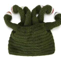 Söt nyhet julhatt rolig tecknad bläckfisk viking skägg present hatt><noscript><img width=