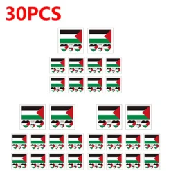 ATELA 30st Palestine Hand Face Sticker, Transfer Sticker, Ljusa färger, Palestine Face Sticker, Lätt att ta bort> Smink