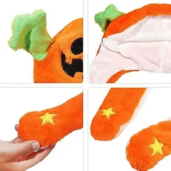 Söt Plyschmössa med Viftande Öron - Rolig Djur Cosplay Mössa, Utklädningsmössa för Högtider som Halloween, Påsk och Jul><noscript><img width=