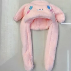 Söt Sanrio-hatt Cinnamoroll Tillbehör Kawaii Håll Varmt Lagringshatt Öron Rörliga Anime Mjuka Leksaker för Flickor Present - Perfekt 4><noscript><img width=