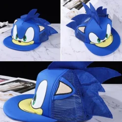 Söt tecknad mössa Sonic The Hedgehog mössa><noscript><img width=