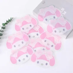HEET 10st Transparent Ziplock Bag HelloKitty Kuromi Konserveringsmedel Ba> Masker