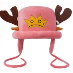 Söta Anime Hattar Tony Chopper Cosplay Plysch Hatt Rekvisita Unisex Varma Vintermössor Halloween Julklapp> Huvudbonader