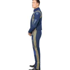Star Trek: Discovery Herr Kommando Uniform Kostym Set L Blå/Guld L><noscript><img width=