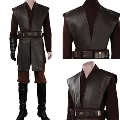 Str Wrs nkin Skywlker Cosply Kostym för Män Hlloween Krnevl Prty Outfit S> Dräkter