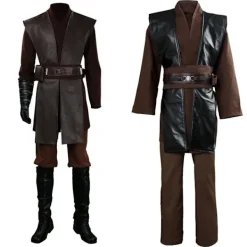 Star Wars Anakin Skywalker Herr Cosplay Kostym Halloween Karneval Party Dräkt -FA- M><noscript><img width=