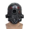 Steampunk Robot Mask Halloween Huvudbonad Bärbar Skräck Ansiktsmask för Halloween Dekor> Masker