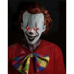 FMYSJ Stephen Kings Det Mask Pennywise Clown Mask Halloween Cosplay Läskig Joker Mask (FMY)> Masker