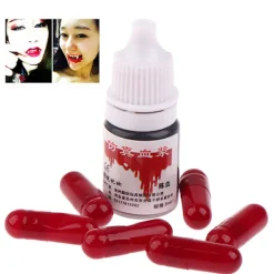 6st/flaska Realistiska blodpiller Vampyrkapslar Skräckkul 13*7><noscript><img width=