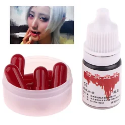 6st/flaska Realistiska blodpiller Vampyrkapslar Skräckkul 13*7><noscript><img width=
