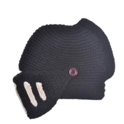 Stickad mössa Vintermössa GRÅ><noscript><img width=