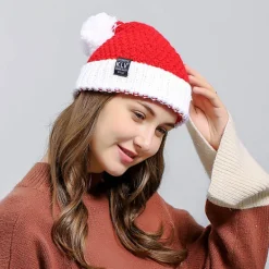 Stickad ullmössa Julmössa för män och kvinnor><noscript><img width=