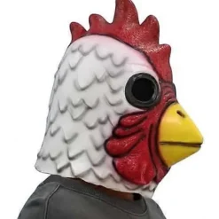 Stor kuk djurhuvudmask exklusiv latex tecknad kycklinghuvud Halloween kycklingdräktmask><noscript><img width=