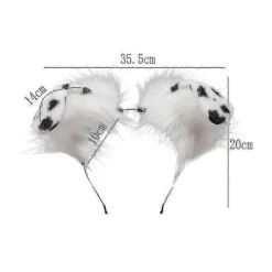 Stora Hundvalpsöron Hårband Hårbygel Handgjord Halloween Kostym Party Huvudbonad Hårband Accessoarer-yvan> Huvudbonader