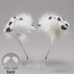 Stora Hundvalpsöron Hårband Hårbygel Handgjord Halloween Kostym Party Huvudbonad Hårband Accessoarer-yvan><noscript><img width=