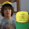 Stranger Things 4 Cosplay Kostym Basebollkeps Grön> Huvudbonader