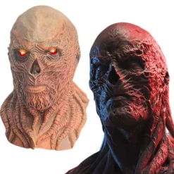 Stranger Things 4 Vecna ​​No.1 Cosplay Helhuvudmask Halloween Carnival Skräckmask Festkostymrekvisita> Masker