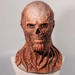 Stranger Things 4 Vecna ​​Vecna ​​Latex Mask Huvudbonad Halloween Mask Skräckrekvisita (stil 1)> Masker