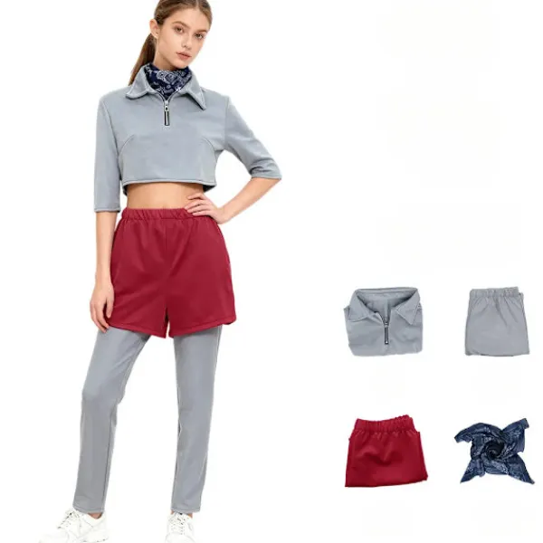 Stranger Things serie cosplay kostym, film- och anime-stil, Little Eleven hoodie set, rollspels performance kostym. XXL> Dräkter