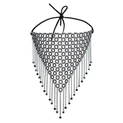 Strass tofs patchwork smyckesmask Y1254 Gåva till kvinnor, fru, flickvän><noscript><img width=