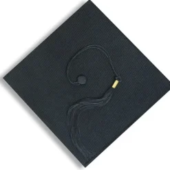 Glad Studentmössa, examensmössa, universitetsexamensmössa med hängande tofsar, för examensceremoni, lämplig för gymnasiet><noscript><img width=