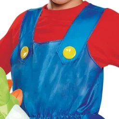 Super Mario Uppblåsbar Kostym, Mario Rider På Yoshi Barn One Size_tfrf 1><noscript><img width=
