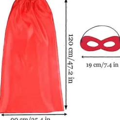 unbranded Superhjältekåpor och masker för vuxna - Halloweenkostymer Vuxenkappa Superhjältefestkåpor> Tillbehör