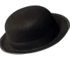Svart Bowlerhatt Magikerhatt Klä upp Kostymtillbehör för Män Vuxen Maskeradfest> Huvudbonader