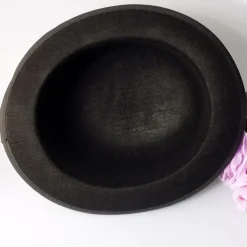 Svart Bowlerhatt Magikerhatt Klä upp Kostymtillbehör för Män Vuxen Maskeradfest> Huvudbonader