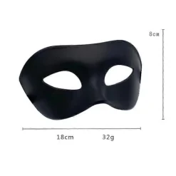 Svart Klassisk Venetiansk Mask, Maskeradkostymmask för Män Festbal Halloweenmask 2025:e> Masker