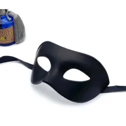 Svart Klassisk Venetiansk Mask, Maskeradkostymmask för Män Festbal Halloweenmask 2025:e><noscript><img width=
