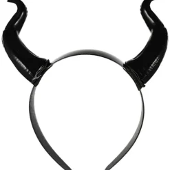 Svart Pannband Svart Pannband Svart Pannband Horn Pannband Halloween Ond Hårband Halloween Party Cosplay> Huvudbonader