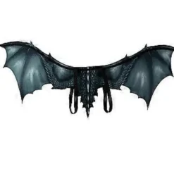 Svarta Halloween Drakvingar Cosplay Performance Rekvisita Dekoration Scen Icke-vävda Vingar Rekvisita för Vuxna> Tillbehör