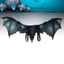 Svarta Halloween Drakvingar Cosplay Performance Rekvisita Dekoration Scen Icke-vävda Vingar Rekvisita för Vuxna><noscript><img width=