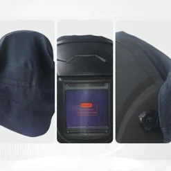 Svetsmössa Haklapp Lätt att Installera Anti-Motljus Interferens Hållbar Cape Svetsarhatt Skyddsmössor för Kvinnor & Män><noscript><img width=