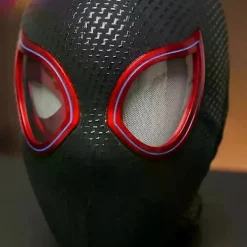 SWMarvel Mascara Miles Spiderman Huvudbonad Cosplay Rörliga Ögon Elektronisk Mask Spindelmannen 1:1 Fjärrkontroll Leksaker För Vuxna Present Ryggsäck | Fyndiq><noscript><img width=