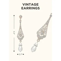 1920-tals Flapper Accessoarer Gatsby Kostym Accessoarer Set 20-tals Flapper Pannband Pärlhalsband Handskar Plasthållare><noscript><img width=