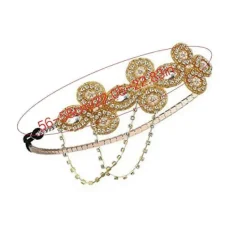 1920-tals Flapper Accessoarer Gatsby Kostym Accessoar Set 20-tals Flapper Pannband Pärlhalsband Örhängen Handskar för Kvinnor><noscript><img width=