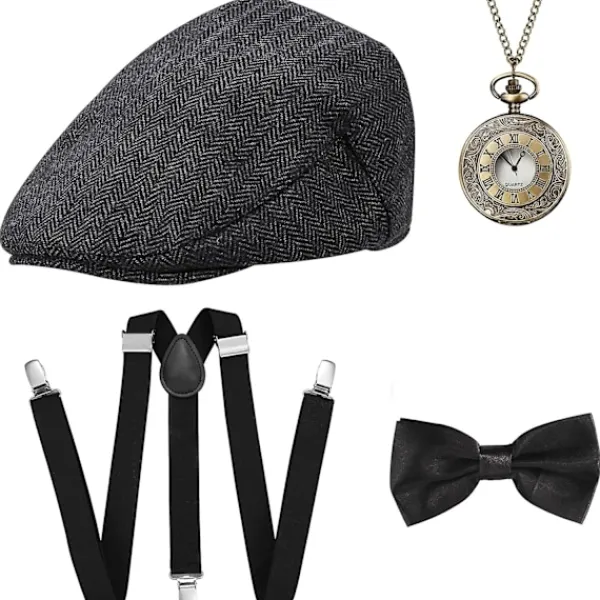 1920-tals Maskeradkläder för Män - Gangster Gatsby Kostymset med Tillbehör> Tillbehör